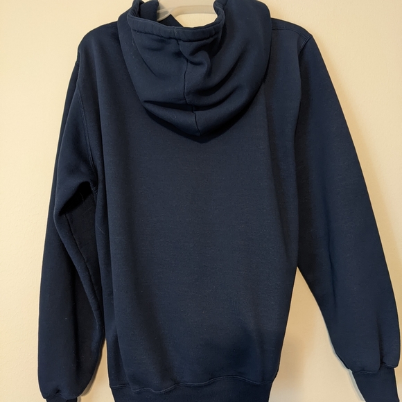 Vail, Colorado heavy weight hooded pull over sweatshirt. Navy. Size M. - Picture 2 of 5